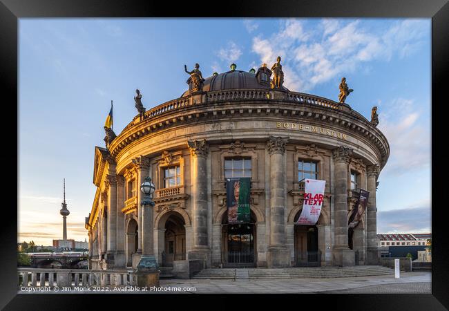 The Bode Museum, Berlin Framed Print by Jim Monk