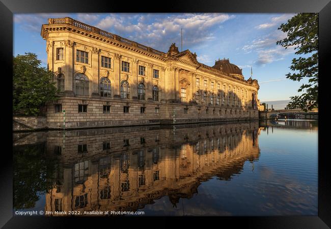  Bode Museum Reflections Framed Print by Jim Monk