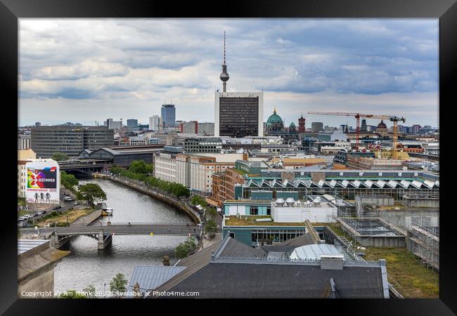 Berlin skyline Framed Print by Jim Monk