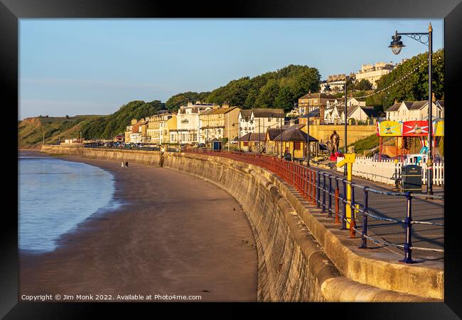 Filey Seafront Framed Print by Jim Monk