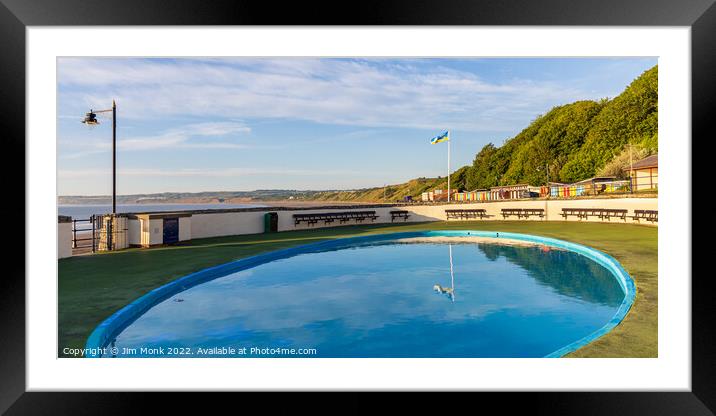Filey Paddling Pool Framed Mounted Print by Jim Monk