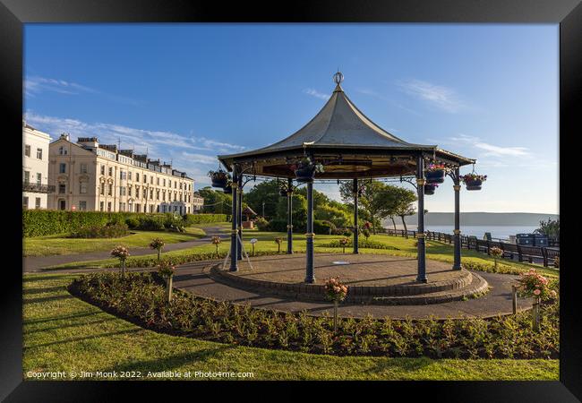 Filey Bandstand Framed Print by Jim Monk