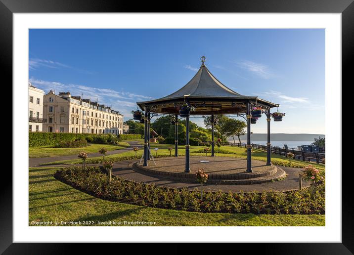 Filey Bandstand Framed Mounted Print by Jim Monk