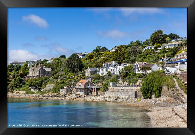 Tavern Beach, St Mawes  Framed Print by Jim Monk