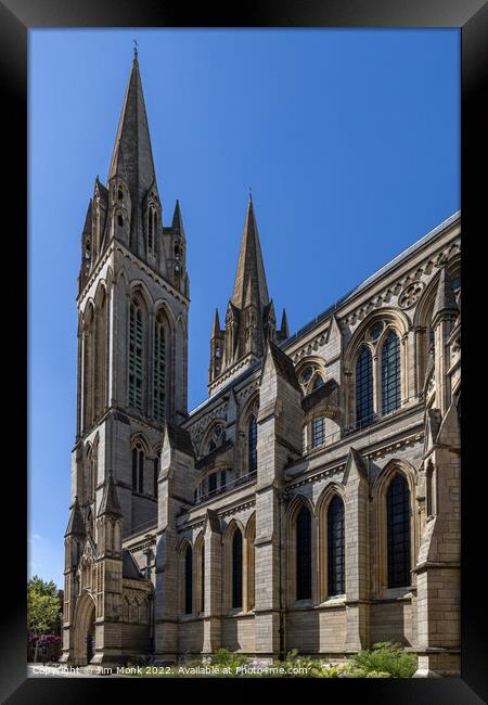 Truro Cathedral Framed Print by Jim Monk