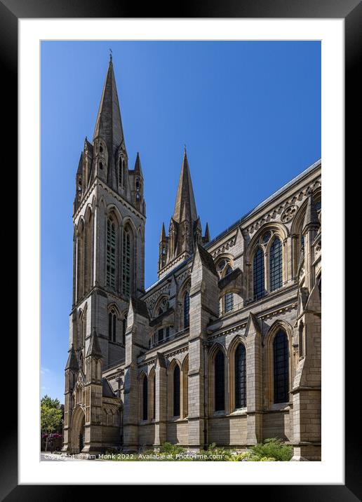 Truro Cathedral Framed Mounted Print by Jim Monk