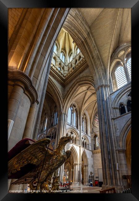 Truro Cathedral Interior Framed Print by Jim Monk