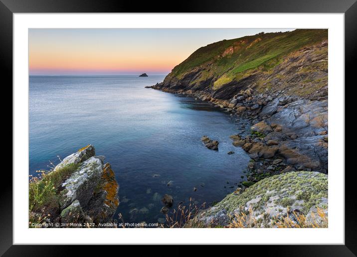 Gull Rock from Jacka Point Framed Mounted Print by Jim Monk