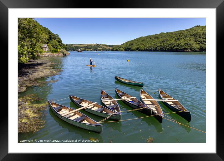 River Fal Framed Mounted Print by Jim Monk