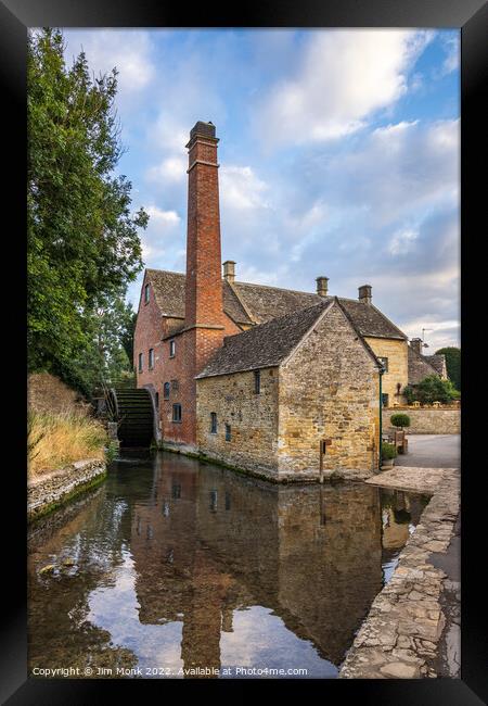 The Old Mill in Lower Slaughter Framed Print by Jim Monk