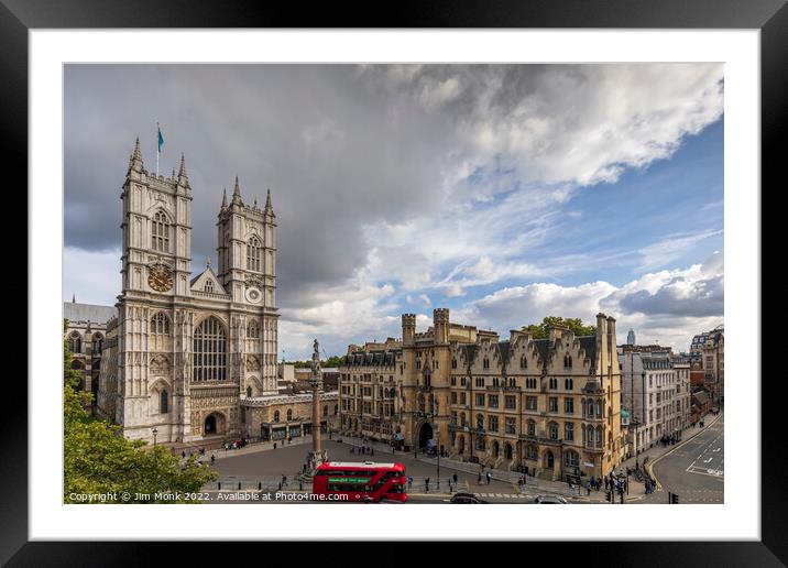 Westminster Abbey,  London Framed Mounted Print by Jim Monk