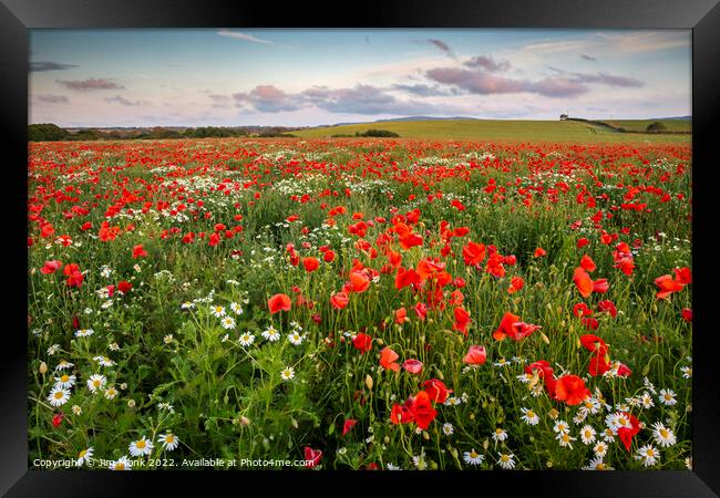 Arreton, Isle of Wight Framed Print by Jim Monk