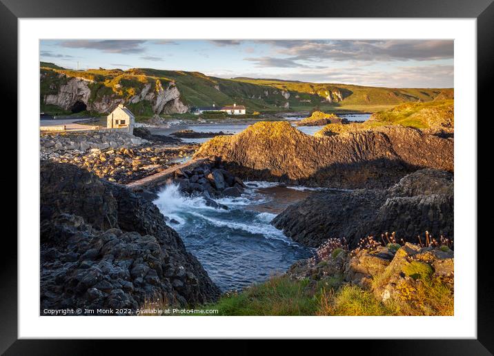 Ballintoy, Northern Ireland  Framed Mounted Print by Jim Monk