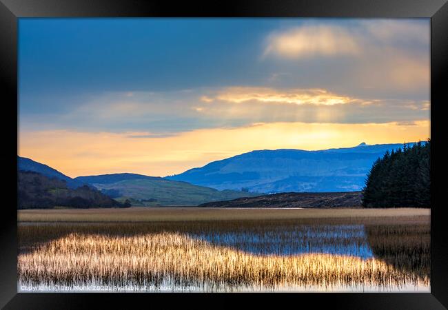 Loch Cill Chriosd, Isle of Skye Framed Print by Jim Monk