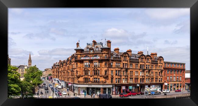 St. George's Mansions, Glasgow Framed Print by Jim Monk