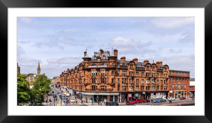 St. George's Mansions, Glasgow Framed Mounted Print by Jim Monk