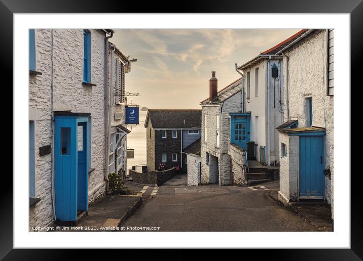  Portscatho View, Cornwall Framed Mounted Print by Jim Monk