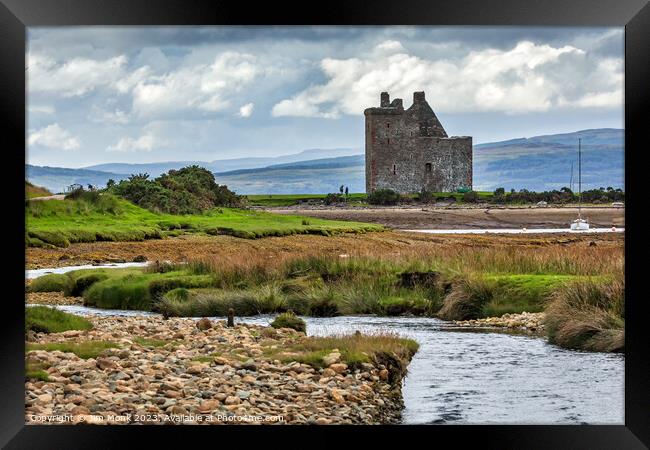 Lochranza Castle, Isle of Arran Framed Print by Jim Monk
