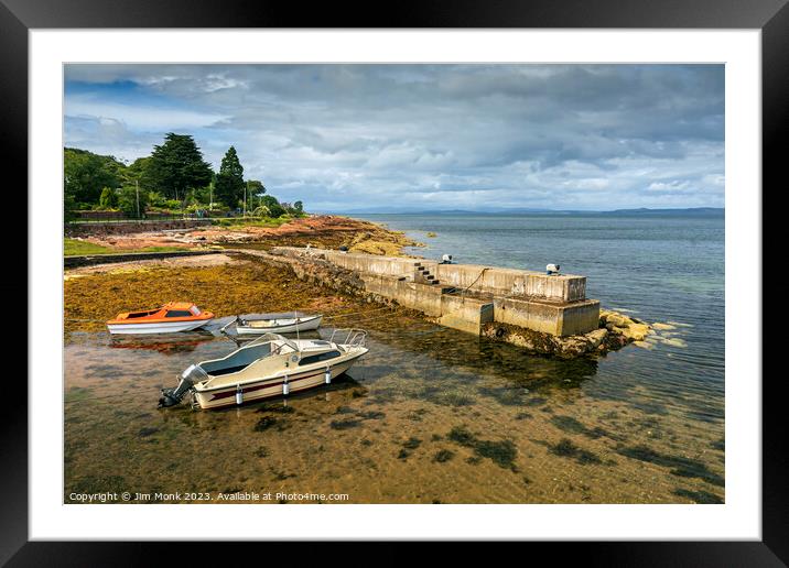 Sheep Harbour Cleats  Framed Mounted Print by Jim Monk