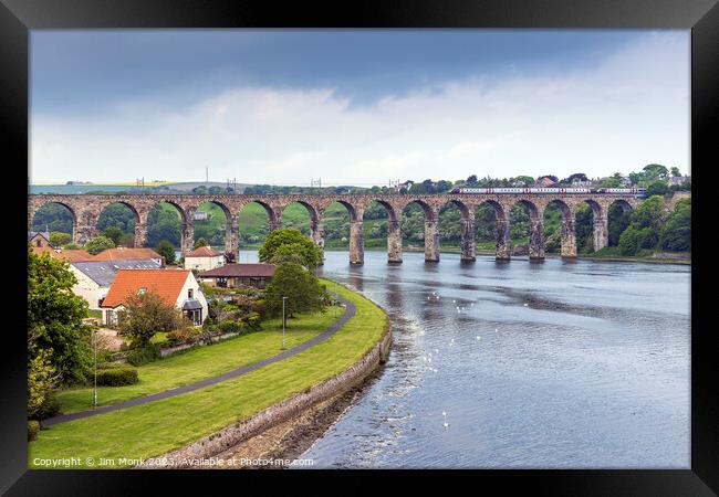 Royal Border Bridge Framed Print by Jim Monk