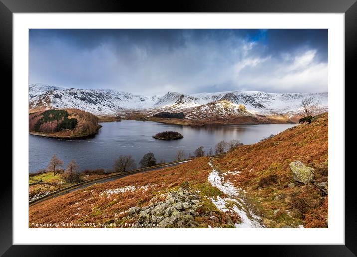 Haweswater Reservoir Framed Mounted Print by Jim Monk