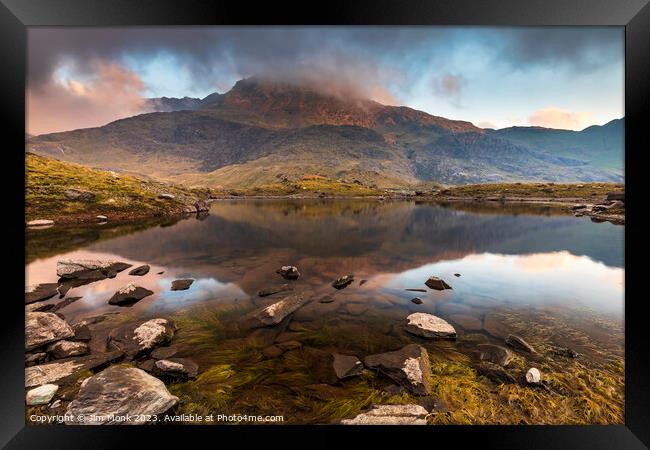 Snowdonia's Serene Spring Framed Print by Jim Monk