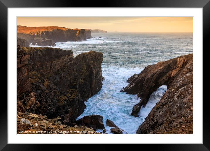  Dail Beag, Isle of Lewis Framed Mounted Print by Jim Monk