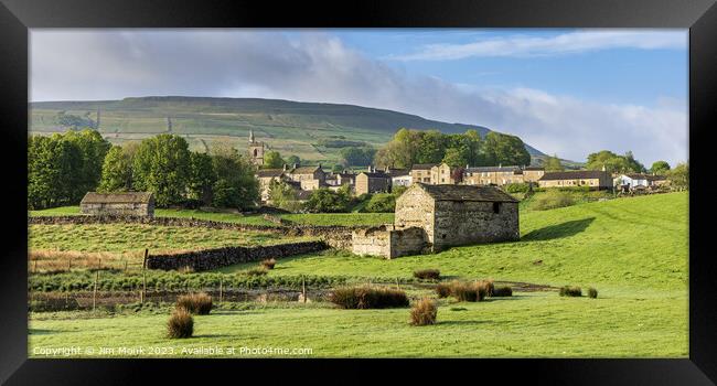 Hawes, Yorkshire Dales National Park Framed Print by Jim Monk