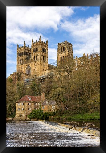 Iconic Durham Cathedral Framed Print by Jim Monk