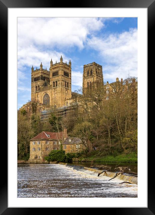 Iconic Durham Cathedral Framed Mounted Print by Jim Monk