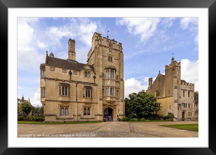 Magdalen College, Oxford  Framed Mounted Print by Jim Monk