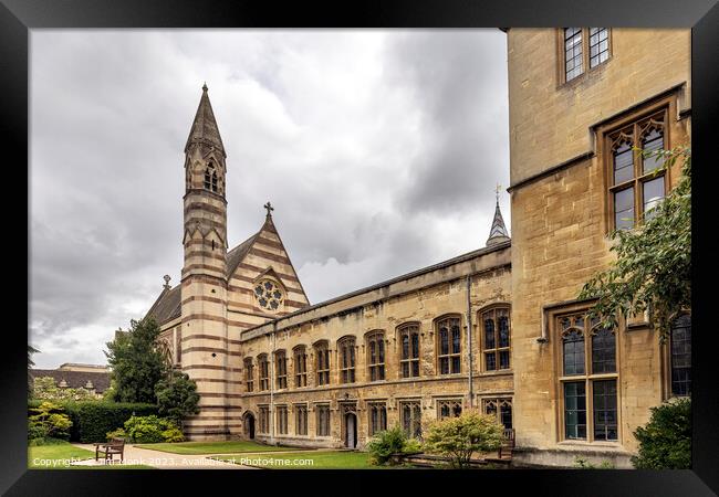 Balliol College Chapel Oxford Framed Print by Jim Monk