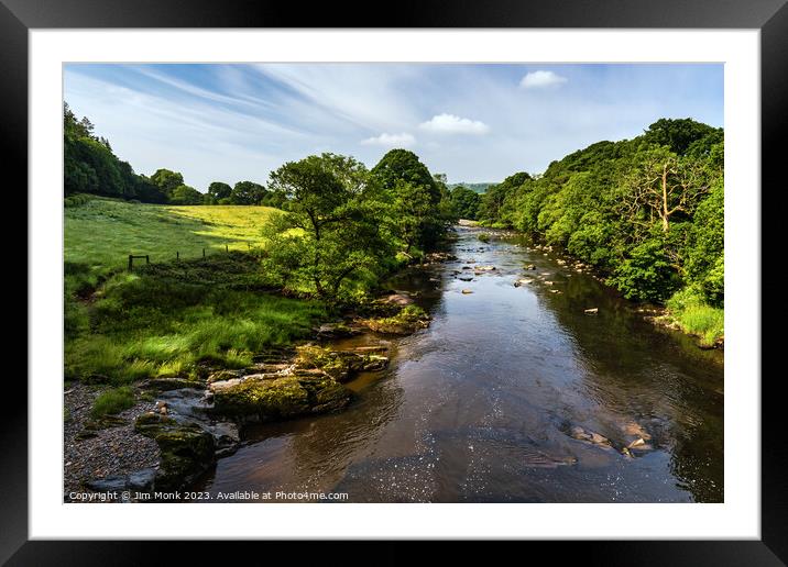 River Rawthey, Yorkshire Dales Framed Mounted Print by Jim Monk