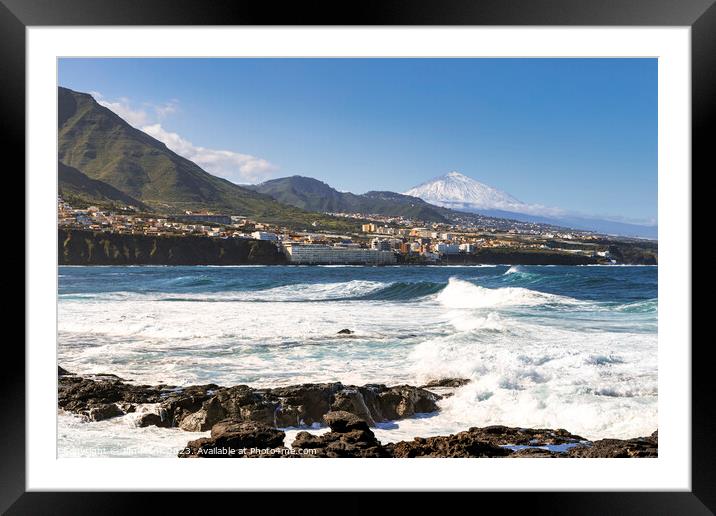 Punta del Hidalgo, Tenerife Framed Mounted Print by Jim Monk