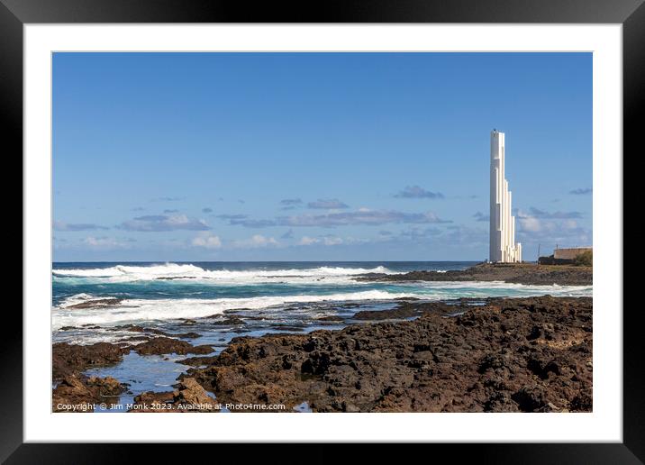 Punta del Hidalgo Lighthouse Framed Mounted Print by Jim Monk