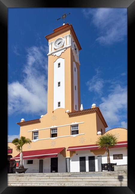 Municipal Market in Santa Cruz de Tenerife Framed Print by Jim Monk