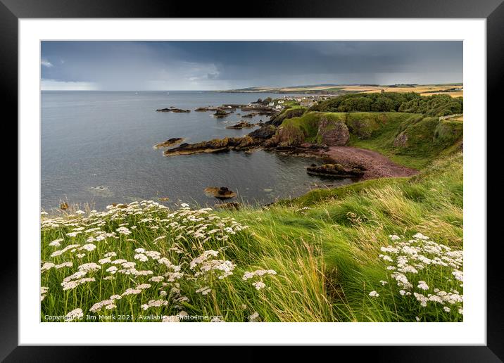 St Abb's, Scotland Framed Mounted Print by Jim Monk