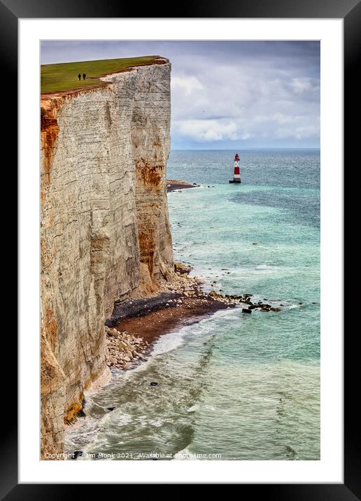 Beachy Head Sussex Framed Mounted Print by Jim Monk