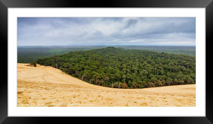 The Dune of Pilat Framed Mounted Print by Jim Monk