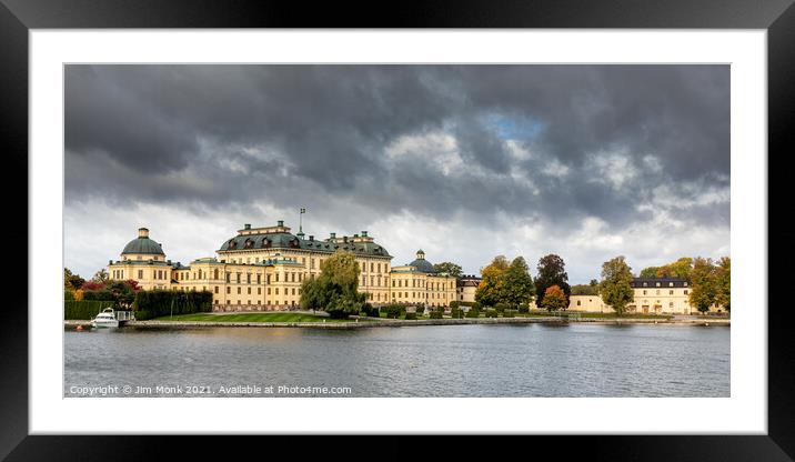 Drottningholm Palace Framed Mounted Print by Jim Monk
