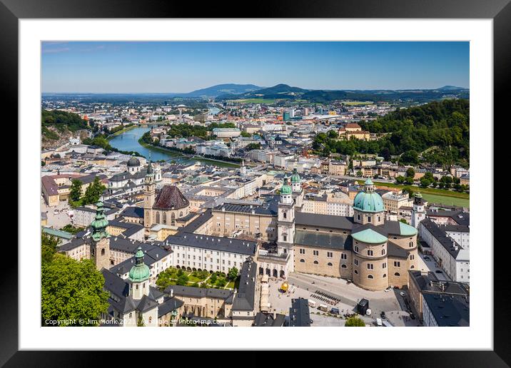 Salzburg Framed Mounted Print by Jim Monk