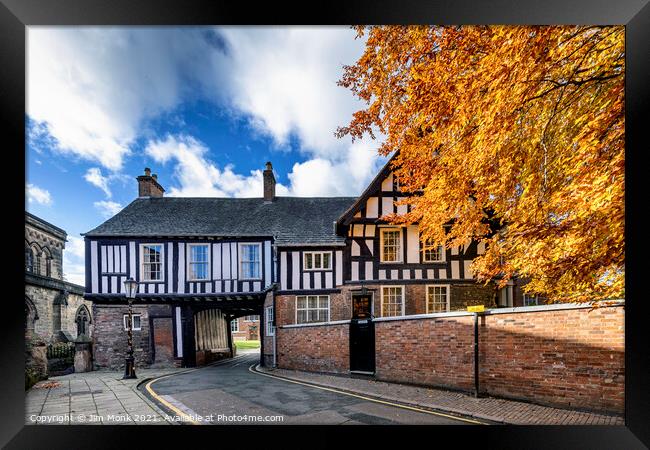 Castle Gate House, Leicester Framed Print by Jim Monk
