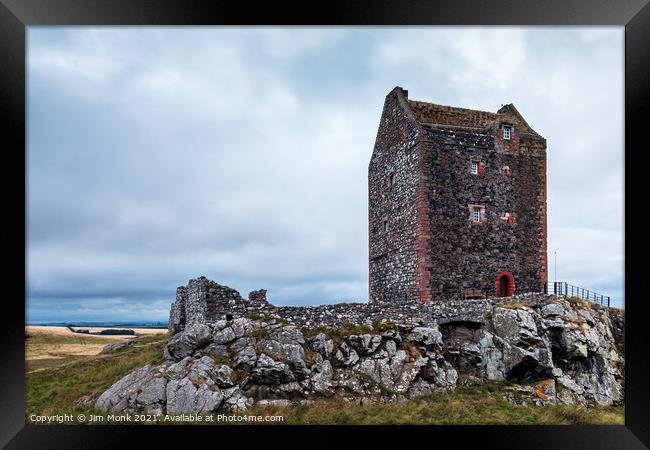 Smailholm Tower Framed Print by Jim Monk