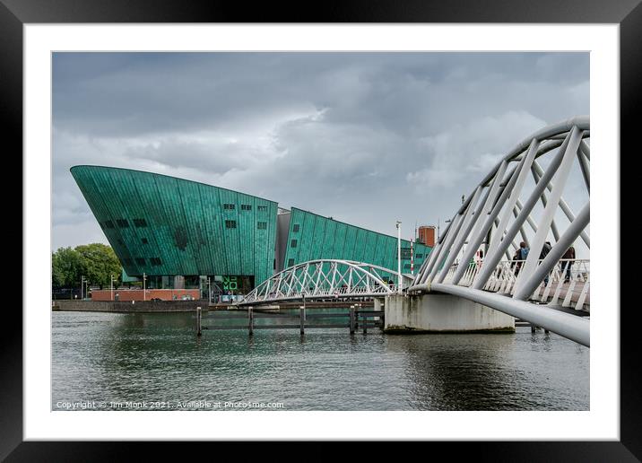 The Nemo Science Museum,  Amsterdam Framed Mounted Print by Jim Monk