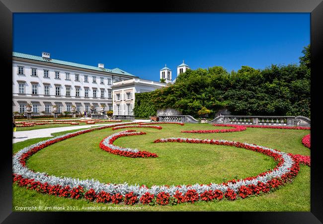 Mirabell Palace and Gardens, Salzburg  Framed Print by Jim Monk