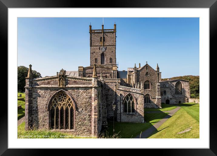 St David's Cathedral, Wales Framed Mounted Print by Jim Monk