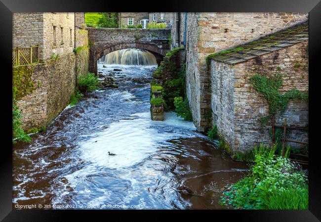 Hawes, Yorkshire Dales Framed Print by Jim Monk