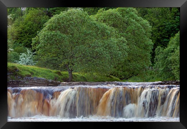 Wain Wath Force, Yorkshire Dales Framed Print by Jim Monk