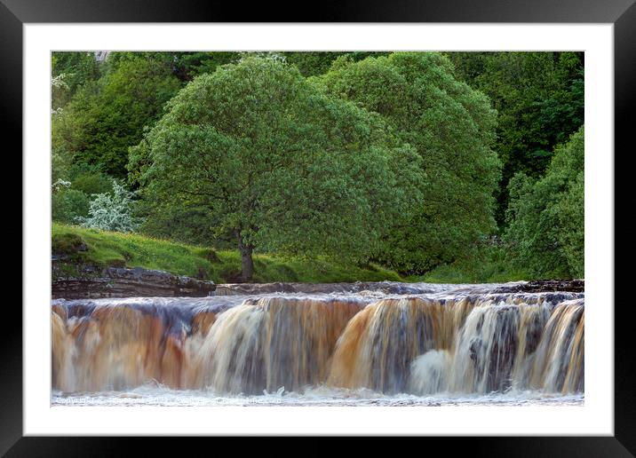Wain Wath Force, Yorkshire Dales Framed Mounted Print by Jim Monk