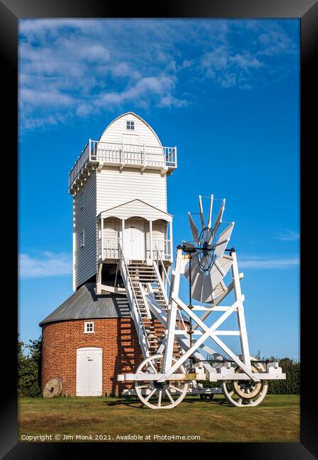 South Walsham mill, Norfolk Broads Framed Print by Jim Monk